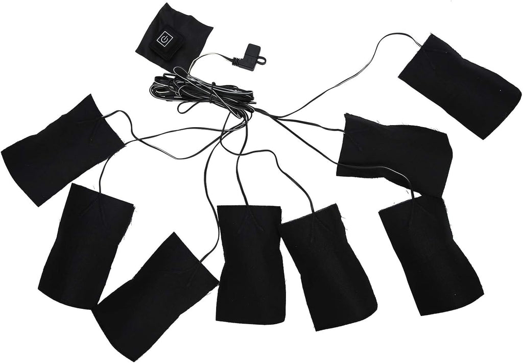Sonew USB Electric Heating Pads, 5V 3 Gears Adjustable Washable Keep Warm for Heating Clothes or Pets Home in Winter