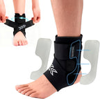 Ankle Brace with Side Stabilizing Pads - Breathable Neoprene Ankle Support for Woman and Man - Adjustable Straps Enhance Stability for Weak Ankles, Sprains, Achilles Tendonitis and Sports Injury Recovery