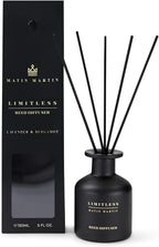 Matin Martin Limitless Reed Diffuser 5 oz - Luxury Aromatherapy with Lavender & Bergamot - Home Decor Gift for Bedroom, Office, Living Room, Bathroom - Long Lasting Scent with Premium Fragrance Sticks