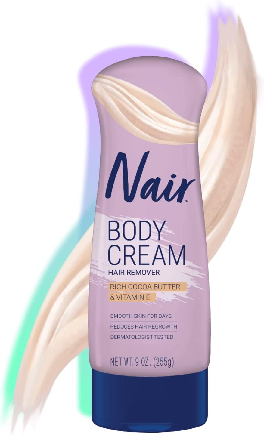 Nair Hair Remover Lotion Cocoa Butter & Vitamin-E 9 Ounce (266ml) (6 Pack)