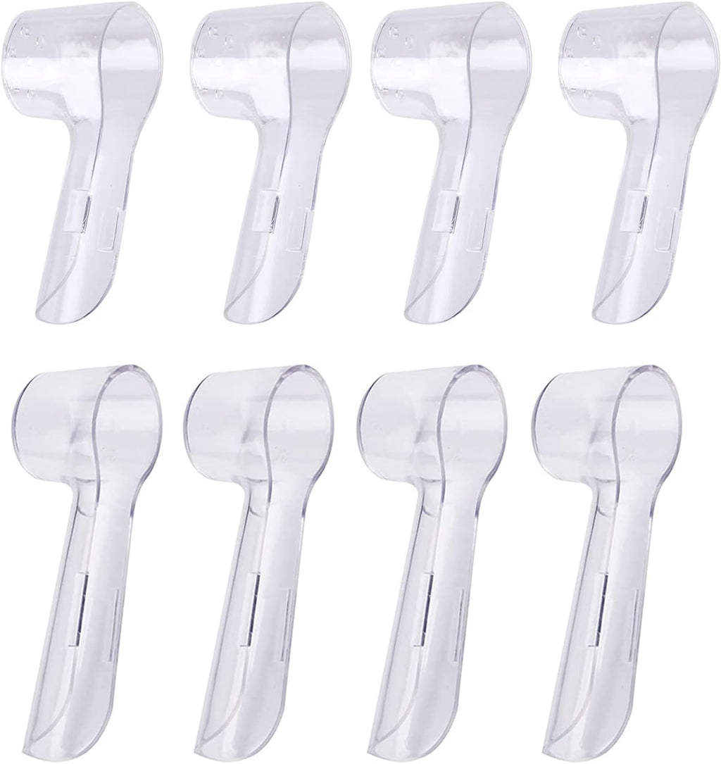 8 Pack Toothbrush Cover for Protecting Oral-B Replacement Brush Heads Electric Toothbrush, Portable Travel Brush Heads Caps, Convenience for Travel and Everyday Use