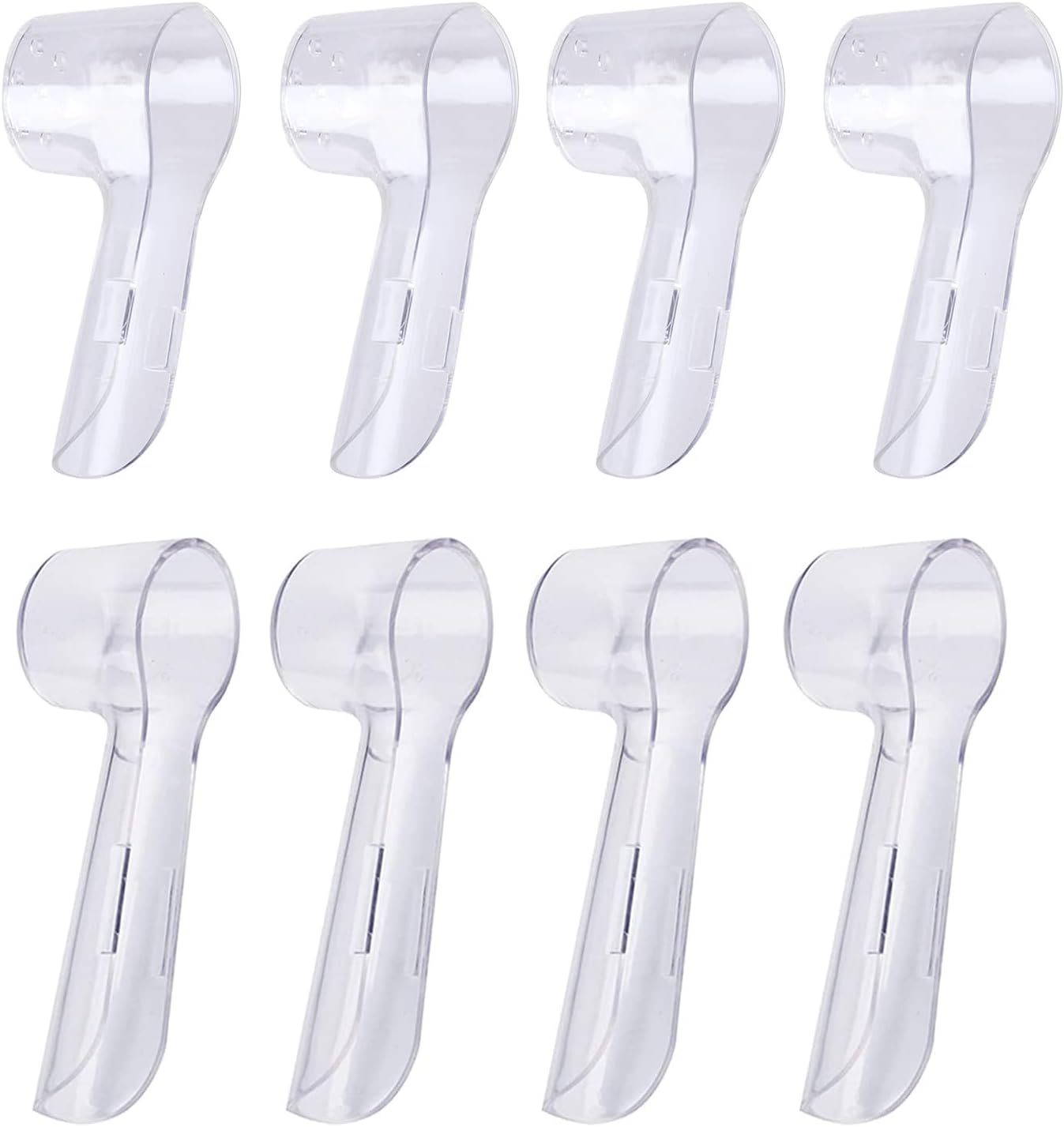 8 Pack Toothbrush Cover for Protecting Oral-B Replacement Brush Heads Electric Toothbrush, Portable Travel Brush Heads Caps, Convenience for Travel and Everyday Use