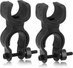Piriuuo 2 Pcs Cane Holder for Walker, Universal Cane Holder Rollator Accessories Strong Crutches Stick Bracket Walking Stick Holder Accessories for Wheelchair Mobility Scooter Walker Accessories