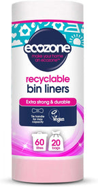 Ecozone’s 100% Biodegradable Bin Liners | 60Litres, 20 Bags