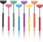 8-Piece Gift Box Set Retractable Back Scratchers- Portable Metal Body Massager Tool, Multi-Color Set for Men Women Kids & Pets - Father's Day, Valentine's, School Season