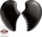 Bian Stone Gua Sha Facial Tools Scraping Massage Face Guasha Board Scraping Plate(Seahorse 2pcs)