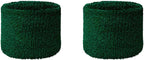 Couver Camo Rainbow Plain Striped Cotton Terry Youth Sweat Wristband for Sports & More