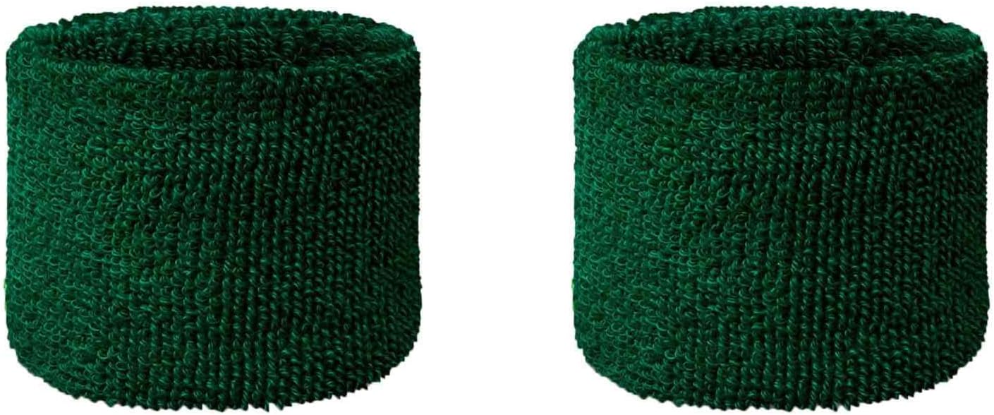 Couver Camo Rainbow Plain Striped Cotton Terry Youth Sweat Wristband for Sports & More