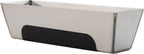 12" Non-Slip Contoured Stainless Steel Heliarc Mud Pan - Advance Equipment MFG Co. | Professional-Grade Grip for Secure Handling | Model 12HR | 100+ Years Family Owned USA Made