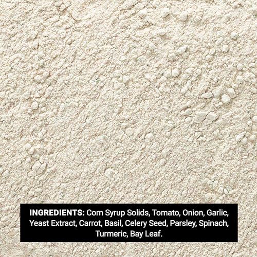 Frontier Co-op Vegetable Flavored Broth Powder, 1-Pound Bulk, Low Sodium, Onion, Garlic, Carrot, Basil, Turmeric, Celery Seed