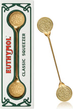 EUTHYMOL Classic Toothpaste Squeezer (Gold) - Luxury Metal Tube Roller, Aesthetic Bathroom Accessory, Vintage Gift for Euthymol Lovers, Tube Squeezer, Perfectly Compatible with Euthymol Toothpastes