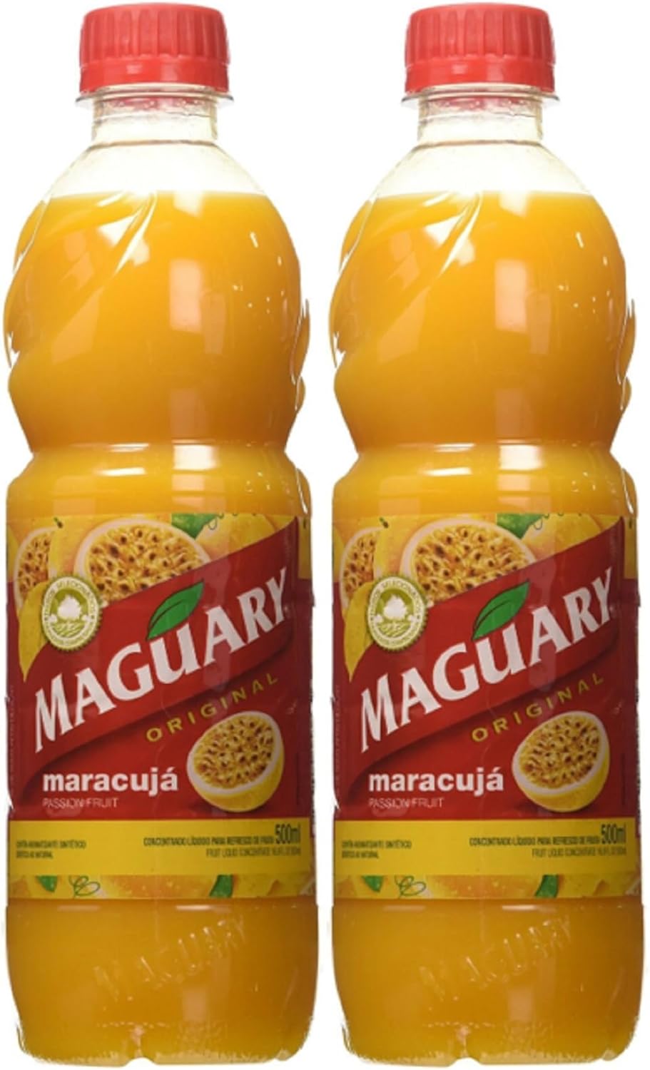 Maguary Passion Fruit Juice Concentrate - 16.9 FL.Oz | Suco Concentrado de Maracujá Maguary - 500ml - (PACK OF 02)