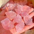 AtkitS Crystal Natural Pink Rose Quartz Stone Crystal Stone Mineral Specimen Rock (Size : 10-30g)
