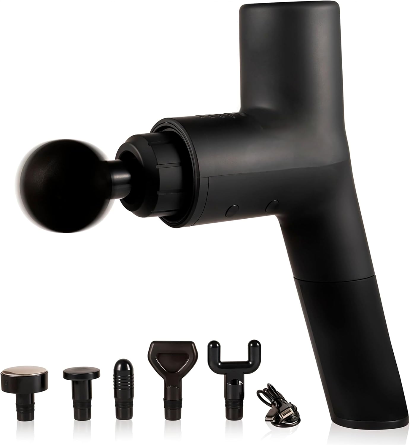 Deep Tissue Muscle Massage Gun | Powerful Handheld Percussion Massager | Back | Neck | Full Body Muscle Recovery | 22 lbs Stall Force | 8 mm Amplitude | 6 Speeds | Quiet | 240 Min Battery