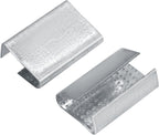 Open Serrated Strapping Seals for 5/8" Polyester Poly Polypropylene Strap Pallet Banding Clips(1000)