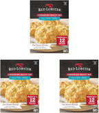 Red Lobster Gluten Free Cheddar Bay Biscuit Mix With Garlic Herb Seasoning, Cheddar Gluten Free Biscuit Mix, 11.36 Oz Box (Pack of 3)