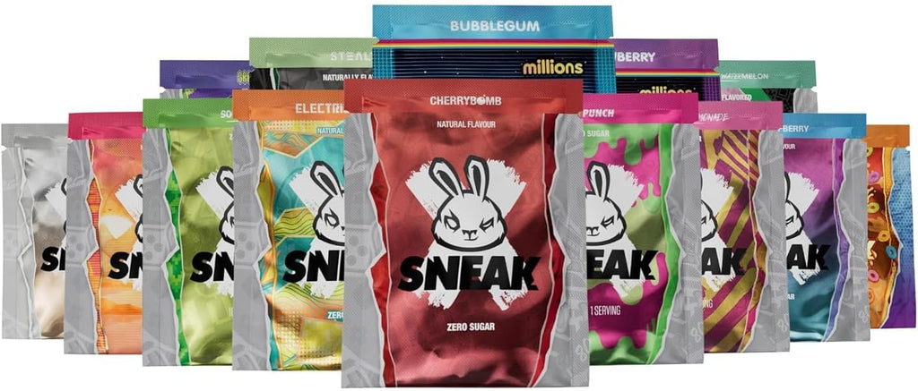 SNEAK Energy Drink Powder Packets | 10 Servings | No Sugar. No Nasties. Just Natural Caffeine, Focus-Boosting Nootropics