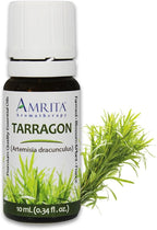 Amrita Aromatherapy Tarragon Essential Oil, 100% Pure Undiluted Artemisia dracunculus, Therapeutic Grade, Premium Quality Aromatherapy oil, Tested & Verified, 10ML