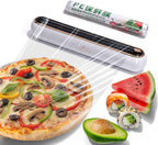 EasyCutter- The Premium Effortless Cling Film Dispenser for Every Kitchen by COZYTO (Classic Black)