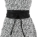 FASHIONGEN - Woman leatherette waisband Obi Belt, MICA