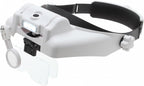 Aven Tools 26115 - Headband Magnifier with LED Light and Multiple Lenses (1x, 1.5X, 2X, 2.5X, 3.5X)