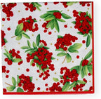 Christmas Berry Paper Dinner Napkins in Red - 20 Per Package