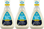 Ken's Steak House Lite Chunky Blue Cheese Dressing (16 Fl Oz, Pack of 3)