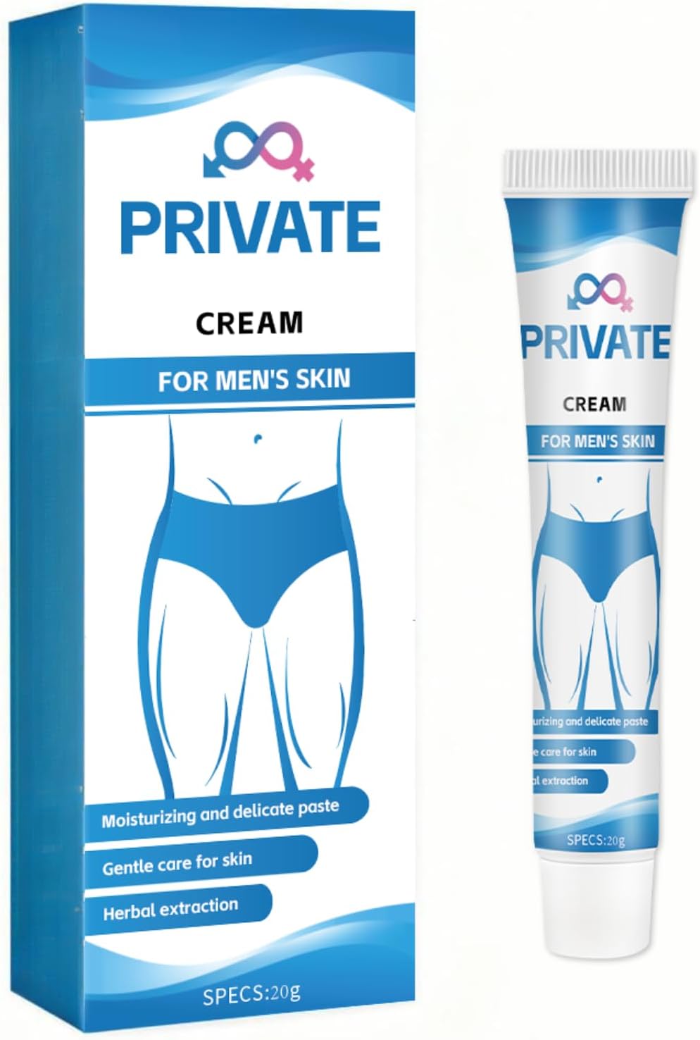 Men‘s Comfort Cream - Herbal Soothing & Moisturizing Cream for Daily Wear, Fast Absorbing Non-Greasy Formula for Gentle Relief (1)