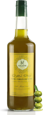 KALACHE Extra Virgin Olive Oil, 750ml Glass Bottle, Cold Pressed, Premium Quality