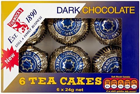 Tunnock's Dark Chocolate Teacakes (6 per pack - 144g)