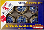 Tunnock's Dark Chocolate Teacakes (6 per pack - 144g)