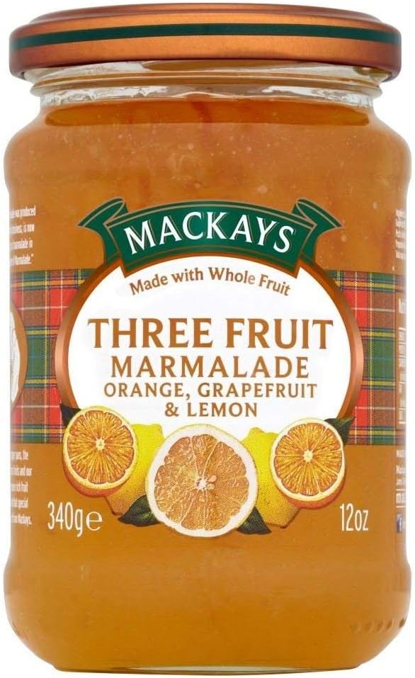 McKay's Marmalade, Three Fruit, 12-Ounce (Pack of 6)