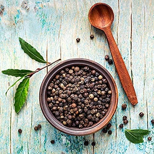 THE ORGANIC PANTRY Black Peppercorns – 1 pound– USDA Organic Whole Tellicherry Peppercorns – Steam Sterilized, All Natural, Perfect for Grinder Refill