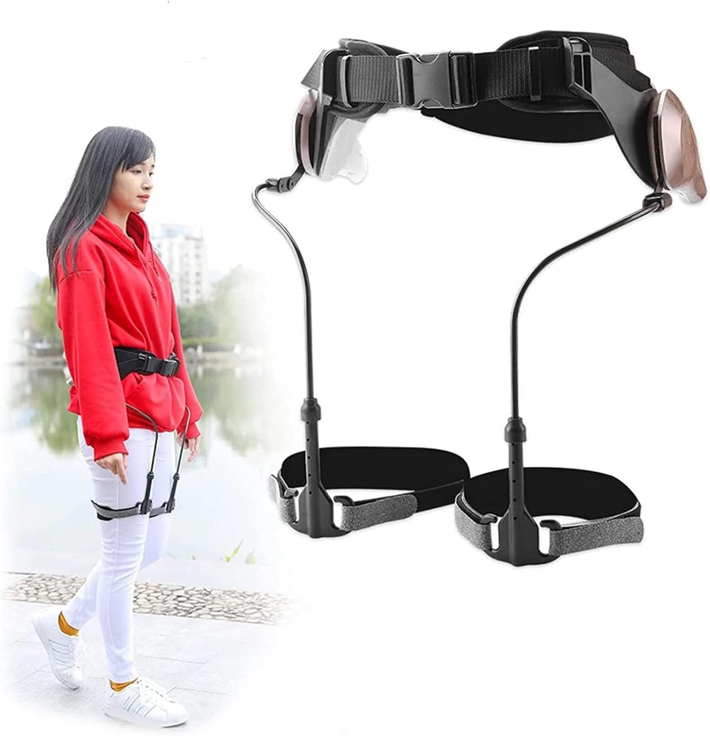 Lightweight Walkers for Seniors and Adults, Universal Adjustable Walking Aid Mobility Lower Limb Assistance Training Tool