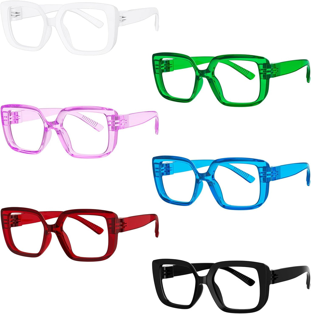Eyekepper 6 Pack Women's Reading Glasses Metalless Screwless Spring Hinges Ladies Readers Cheaters - Mix +2.25
