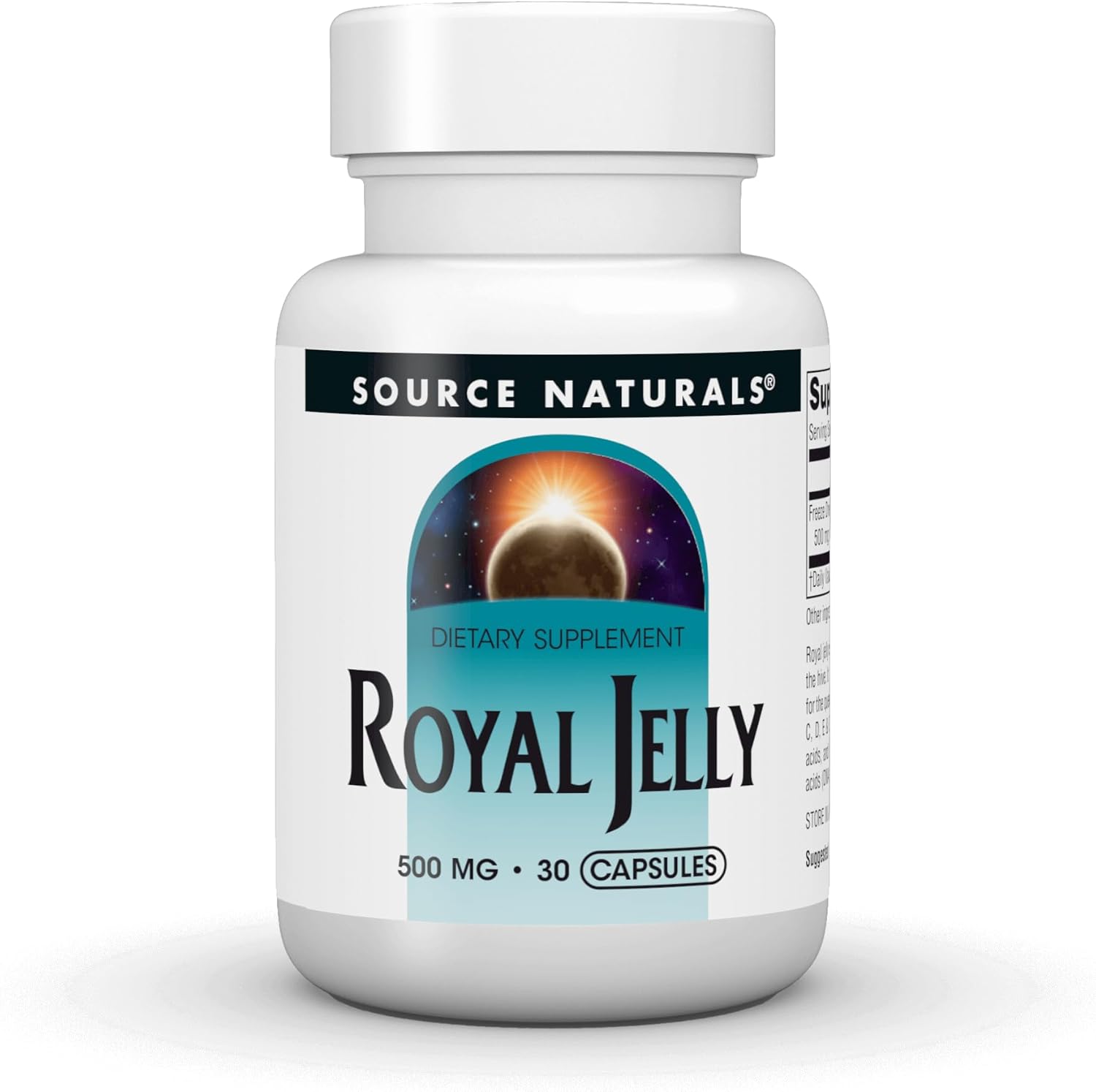 Source Naturals Royal Jelly - 500mg - 30 Capsules