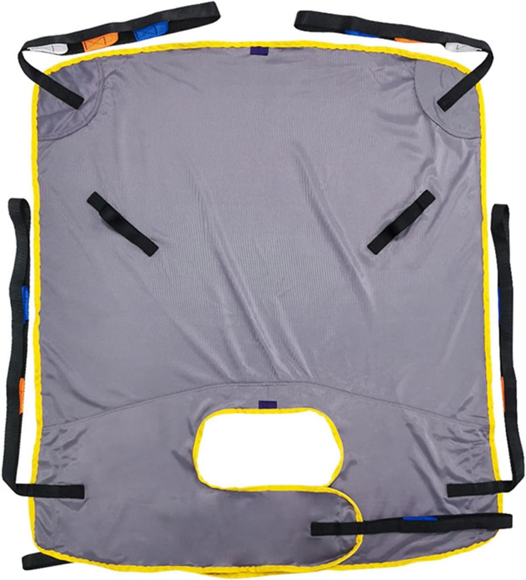 Transfer Nursing Sling Toileting Lift Sling, Universal Mesh Bath Lift Sling Heavy Duty Transfer Sling for Transfer Paralyzed Elderly/Disabled from Bed to Toilet
