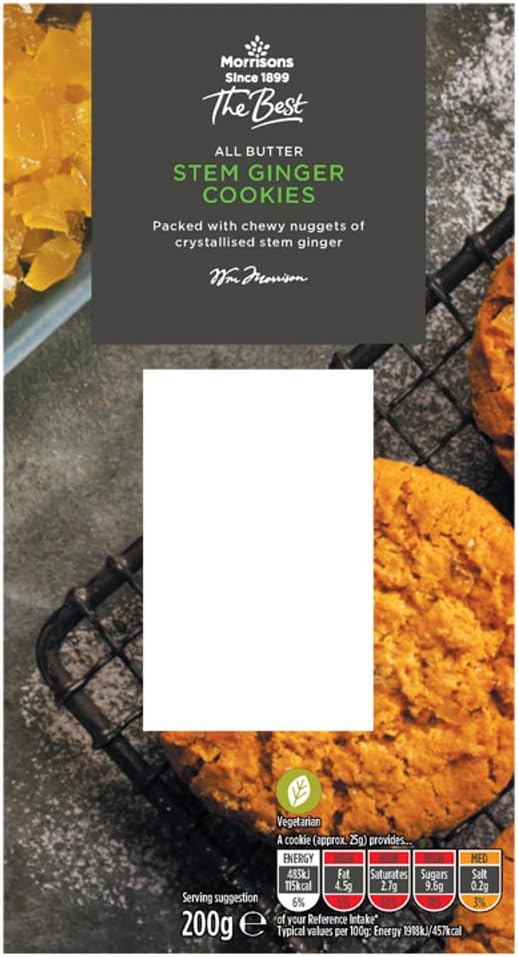 Morrisons The Best Stem Ginger Cookies 200g