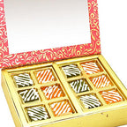 Ghasitaram Gifts Indian Sweets - Diwali Gifts - Diwali Sweets-12 pcs Printed Assorted Mango Bites Box