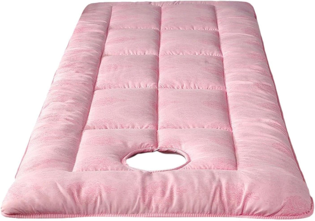 Generic SPA Massage Table Pad Beauty Salon Mattress with Elastic Bands Lightweight Bed Mat Facial Bed Cushion for Hotels Guesthouses, Pink