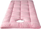 Generic SPA Massage Table Pad Beauty Salon Mattress with Elastic Bands Lightweight Bed Mat Facial Bed Cushion for Hotels Guesthouses, Pink