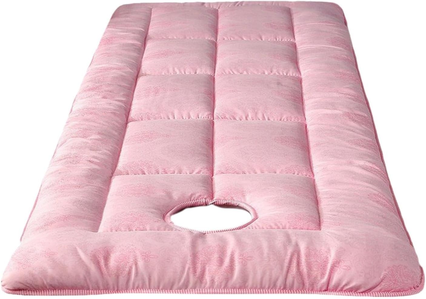 Generic SPA Massage Table Pad Beauty Salon Mattress with Elastic Bands Lightweight Bed Mat Facial Bed Cushion for Hotels Guesthouses, Pink