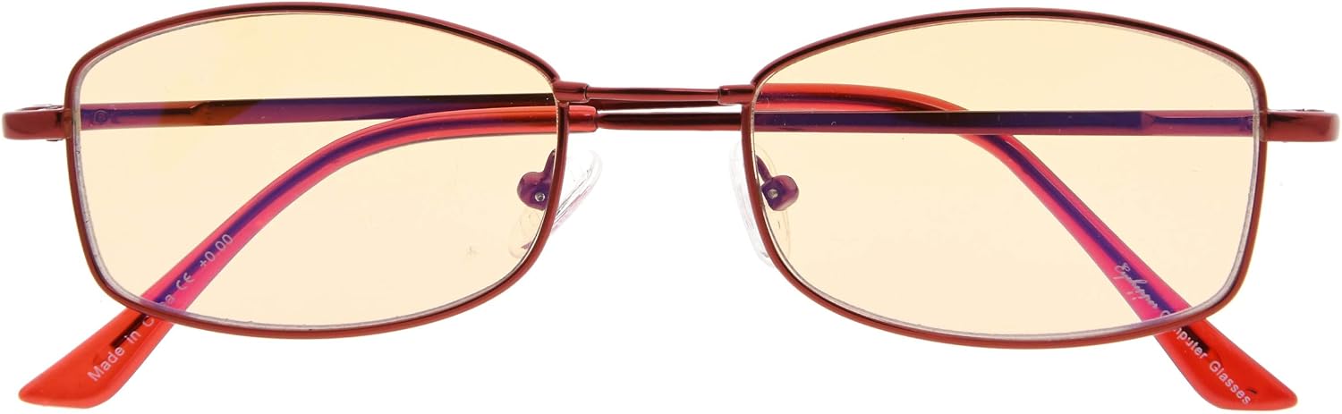 CessBlu UV Blue Light Filter Glasses Bendable Bridge Computer Eyeglasses Women Reading