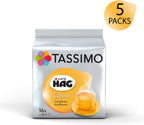 Tassimo Cafe Hag Crema Decaffeinated Coffee Capsules T-Discs 5 Pack, 520 g