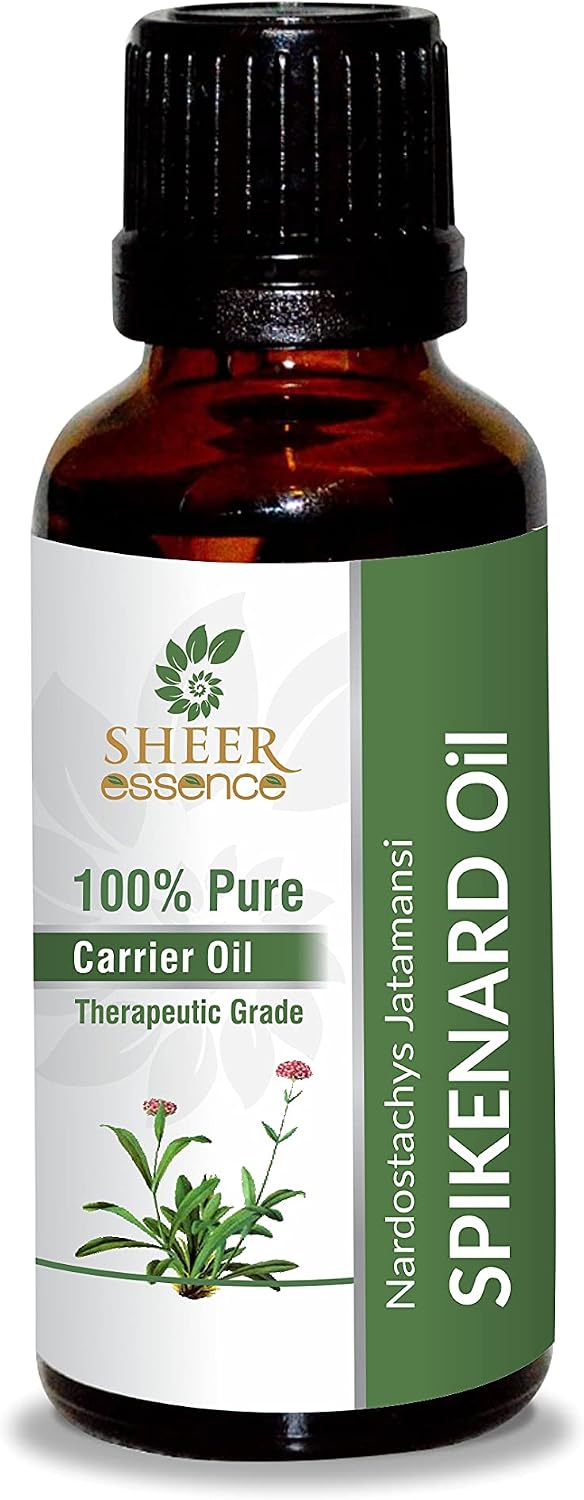Spikenard Oil -(Nardostachys Jatamansi)- Essential Oil 100% Pure Natural Undiluted Uncut Therapeutic Grade Oil 1.69 Fl.OZ