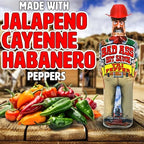 BAD ASS Premium Hot Sauce – Try if you dare! – Perfect Gourmet Gift for the Hot Sauce Fan (Tri Pepper)