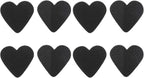 4 Pairs High Heels Pads Non-Slip Sole Stickers Wear-Resistant Rubber Anti-Slip Shoe Sole Protectors with Heart-Shaped Matte Design for Women’s High Heel Shoes