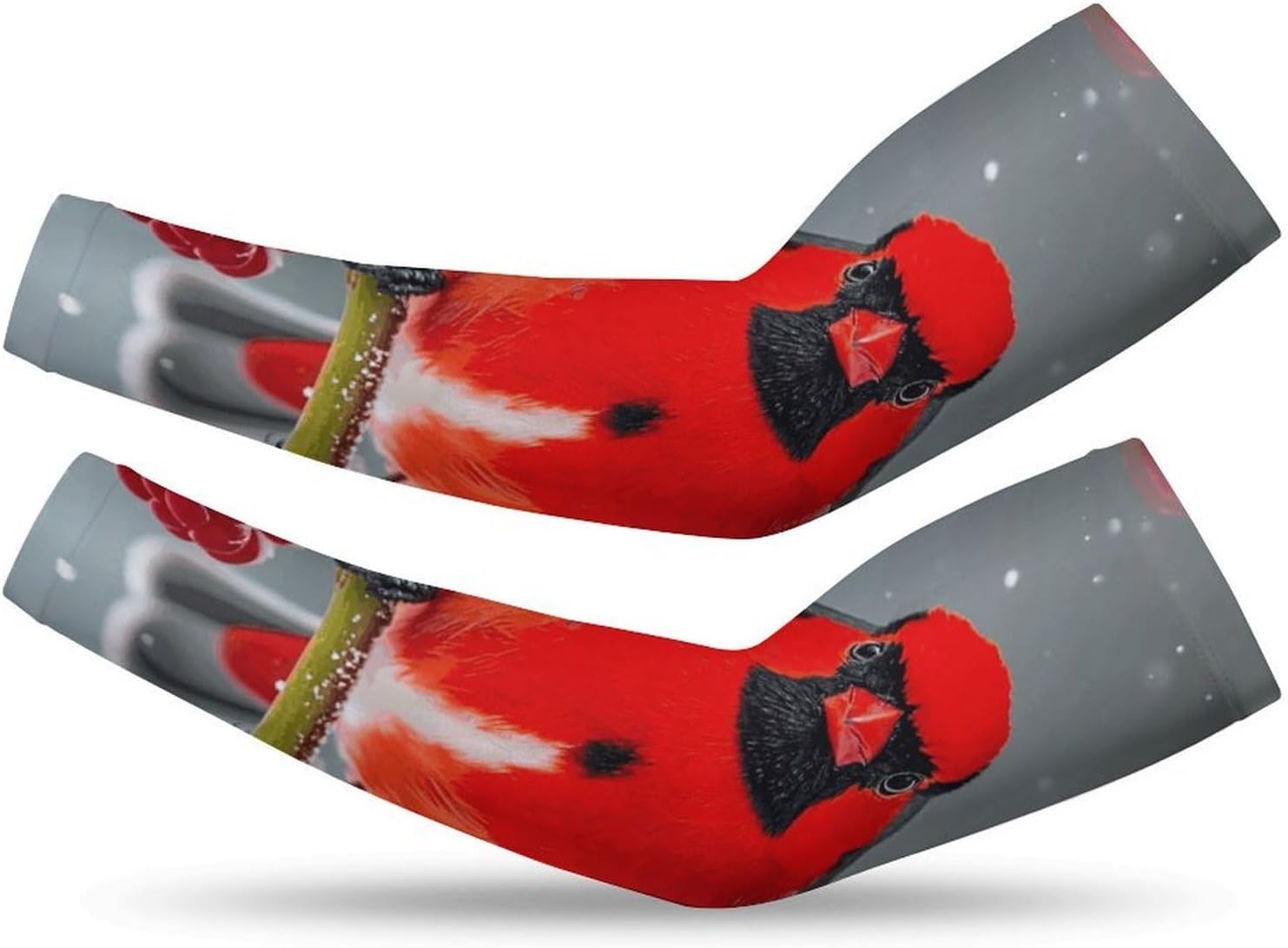 Sun Protection Cardinal Birds Arm Sleeves Breathable Cooling Compression Arm Sleeves Tattoo Cover Up X-Large