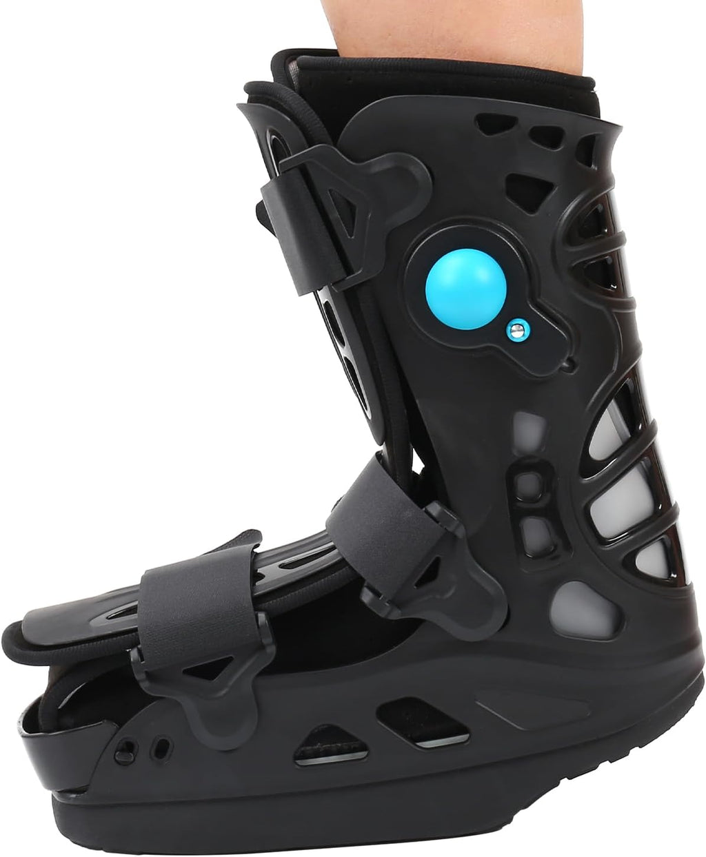 Offloading Walking Boot Inflatable Walker Fracture Boot for Heel Pain or Ankle Sprained Medical Short Air Cam Walker Brace for Fracture, Achilles Tendon Injury, Ulcerations (Small)