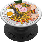 Anime Japanese Ramen Life Noodle Foodie Gift PopSockets PopGrip: Swappable Grip for Phones & Tablets